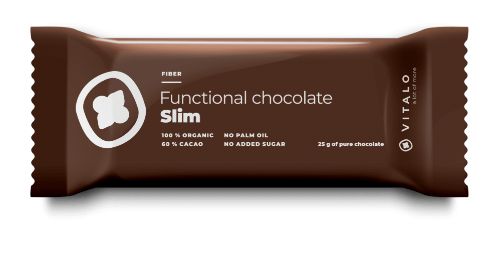 Funkční čokoláda SLIM s vlákninou